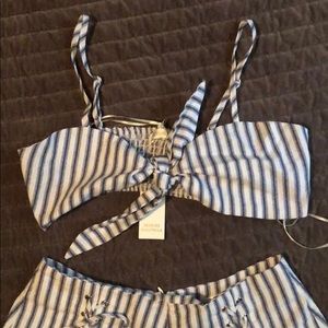 Cute Australian Bandeau and Short Set